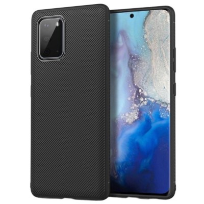 Samsung Galaxy S20 (G980) kieto silikono TPU juodas dėklas - nugarėlė | Priedai.lt