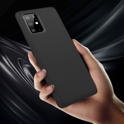Samsung Galaxy S20+ (G986) kieto silikono TPU juodas dėklas - nugarėlė | Priedai.lt