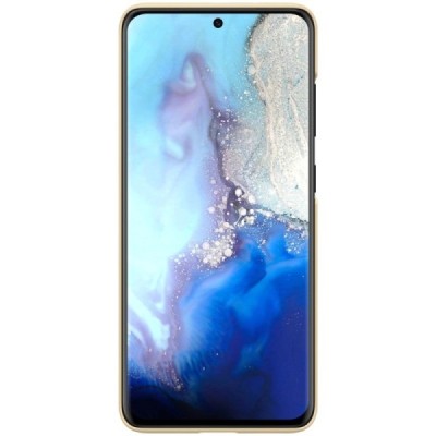 Samsung Galaxy S20 Nillkin Frosted Shield auksinis plastikinis dėklas, nugarėlė | Priedai.lt