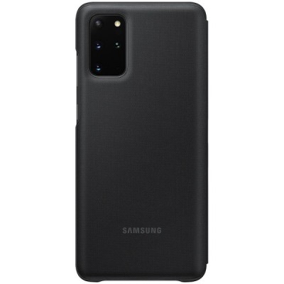 Samsung Galaxy S20 Plius (G986) originalus Smart Led View Cover atverčiamas juodas dėklas - knygutė | Priedai.lt