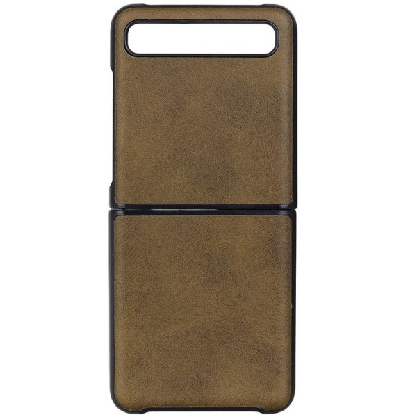 „Slim Leather“ kaaned - tumepruun (Galaxy Z Flip)