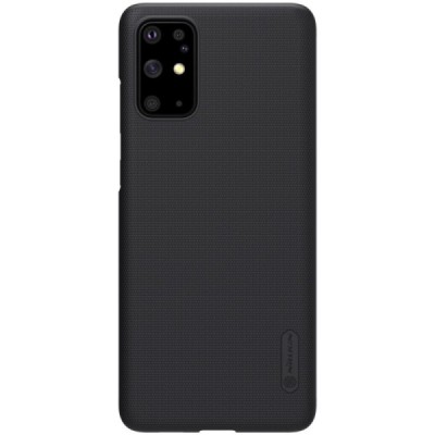 Samsung Galaxy S20+ Plus (G985) Nillkin Frosted Shield juodas plastikinis dėklas, nugarėlė | Priedai.lt