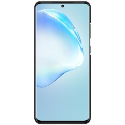 Samsung Galaxy S20+ Plus (G985) Nillkin Frosted Shield juodas plastikinis dėklas, nugarėlė | Priedai.lt