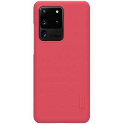 Samsung Galaxy S20 Ultra (G988) Nillkin Frosted Shield raudonas plastikinis dėklas, nugarėlė | Priedai.lt