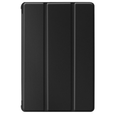 Samsung Galaxy Tab A 10.1 2019 (T515, T510) solidus atverčiamas juodas odinis dėklas - knygutė (sulankstomas) / Priedai.lt