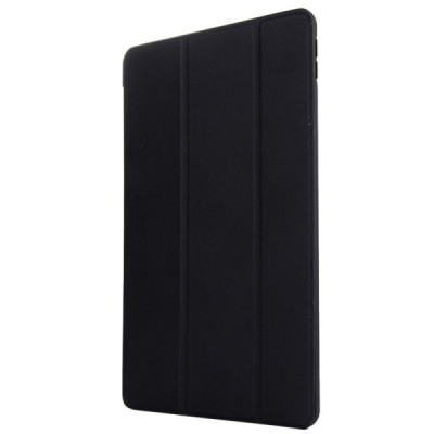 Apple iPad Pro 10.5" (Air 2019) solidus atverčiamas juodas odinis dėklas - knygutė (sulankstomas) / Priedai.lt