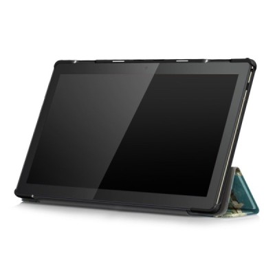 Lenovo Tab M10 10.1" (TB-X605F, X605L, X505F, X505L) atverčiamas spalvotas „Sakura“ dėklas - knygutė / Priedai.lt
