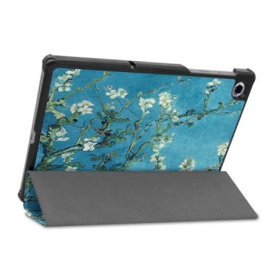 Lenovo Tab M10 Plus 10.3" (TB-X606F) atverčiamas spalvotas „Sakura“ odinis dėklas - knygutė / Priedai.lt