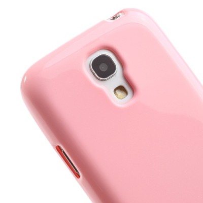 Mercury rožinis Samsung Galaxy S4 mini TPU kieto silikono dėklas (nugarėlė) / Priedai.lt