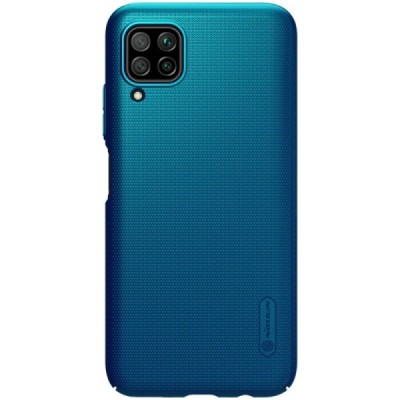 Huawei P40 Lite Nillkin Frosted Shield mėlynas plastikinis dėklas, nugarėlė | Priedai.lt