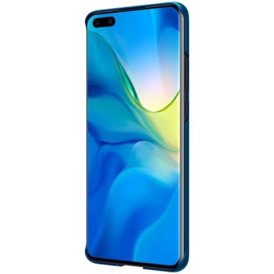 Huawei P40 Pro Nillkin Frosted Shield mėlynas plastikinis dėklas, nugarėlė | Priedai.lt