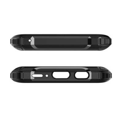 „Spigen“ Pro Guard Samsung Galaxy S9+ (G965) juodas kieto silikono dėklas / Priedai.lt