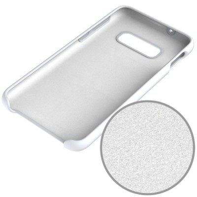 Samsung Galaxy S10e „Shell“ kieto silikono TPU baltas dėklas - nugarėlė | Priedai.lt