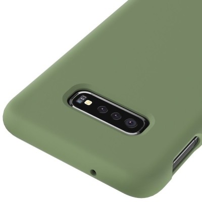 Samsung Galaxy S10e „Shell“ kieto silikono TPU žalias dėklas - nugarėlė | Priedai.lt