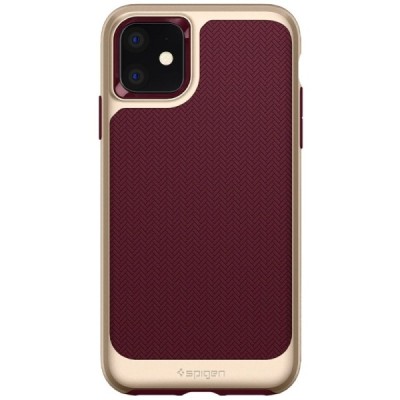 „Spigen“ Neo Hybrid Burgundy sustiprintos apsaugos Apple iPhone 11 bordo dėklas | Priedai.lt