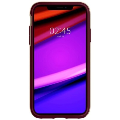 „Spigen“ Neo Hybrid Burgundy sustiprintos apsaugos Apple iPhone 11 bordo dėklas | Priedai.lt
