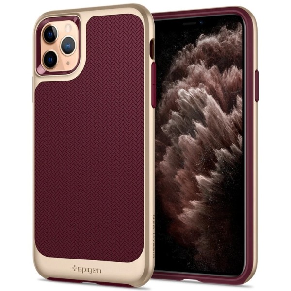 „Spigen“ Neo Hybrid kaaned - burgundi (iPhone 11 Pro)