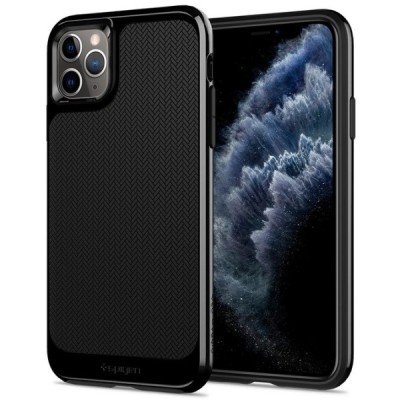 „Spigen“ Neo Hybrid Gunmetal sustiprintos apsaugos Apple iPhone 11 Pro Max juodas dėklas | Priedai.lt