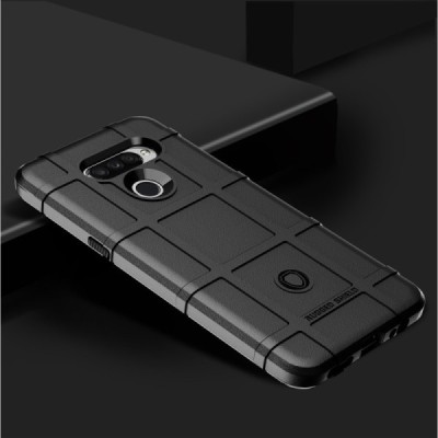LG K50S (LM-X540) kieto silikono TPU juodas dėklas - nugarėlė / Priedai.lt