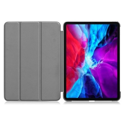 Apple iPad Pro 12.9 (2020, 4-os kartos) atverčiamas juodas odinis dėklas - knygutė | Priedai.lt
