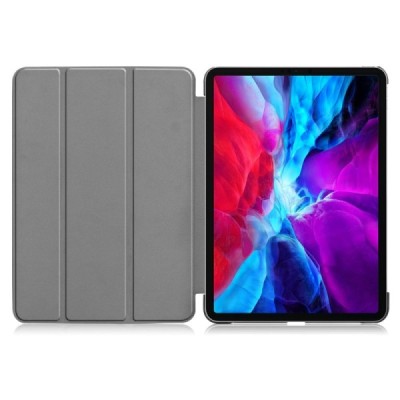 Apple iPad Pro 12.9 (2020, 4-os kartos) atverčiamas raudonas odinis dėklas - knygutė | Priedai.lt