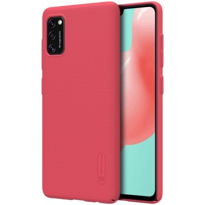 Samsung Galaxy A41 „Nillkin“ Frosted Shield raudonas plastikinis dėklas, nugarėlė | Priedai.lt