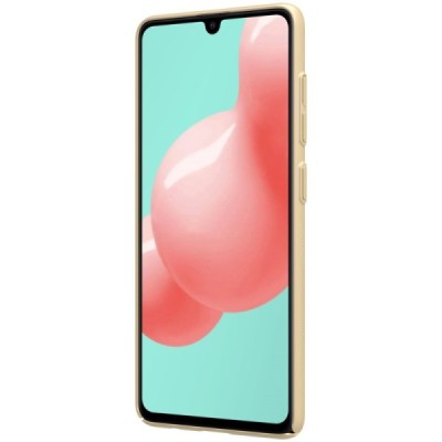 Samsung Galaxy A41 „Nillkin“ Frosted Shield auksinis plastikinis dėklas, nugarėlė | Priedai.lt