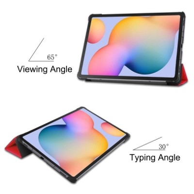 Samsung Galaxy Tab S6 Lite 10.4" (2022) nahk punane kaaned | Priedai.lt