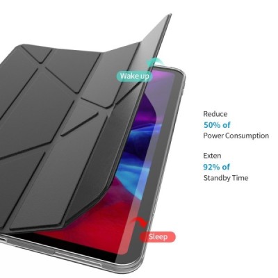 Klassikaline tahke kaaned - must (iPad Air 13 (2026-2024) / Pro 12.9 (2022-2020))
