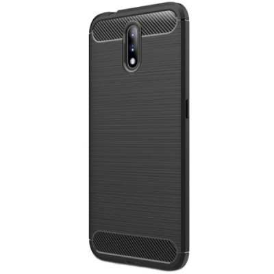 Nokia 2.3 (2020) „Carbon“ kieto silikono TPU juodas dėklas - nugarėlė / Priedai.lt
