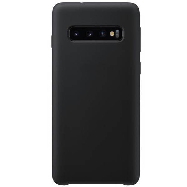 „Shell“ Kõva silikoon (TPU) kaaned - must (Galaxy S10)