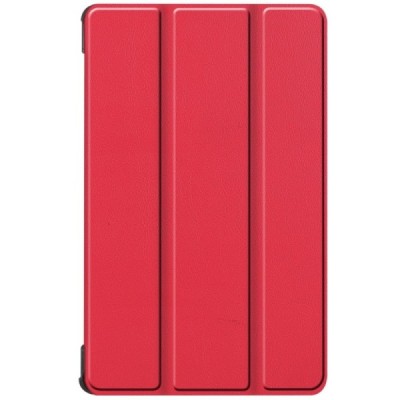 Lenovo Tab M8 8" atverčiamas raudonas odinis dėklas - knygutė | Priedai.lt