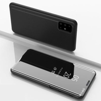 Samsung Galaxy A51 (A515F) plastikinis atverčiamas juodas dėklas | Priedai.lt
