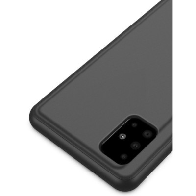 Samsung Galaxy A51 (A515F) plastikinis atverčiamas juodas dėklas | Priedai.lt