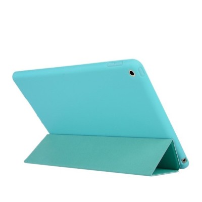 Apple iPad 10,2 (2020, 2019) solidus atverčiamas mėtinis odinis dėklas - knygutė (sulankstomas) | Priedai.lt