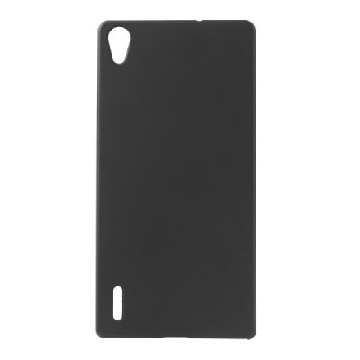 Huawei Ascend P7 plastikinis juodas dėklas (nugarėlė) / Priedai.lt