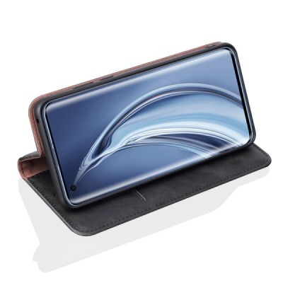 Deluxe atverčiamas juodas odinis Xiaomi Mi 10 (10 Pro) dėklas - knygutė | Priedai.lt