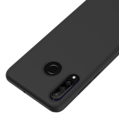 Huawei P30 Lite Shell kieto silikono TPU juodas dėklas - nugarėlė | Priedai.lt