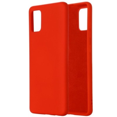 Samsung Galaxy A41 (A415) Shell kieto silikono TPU raudonas dėklas - nugarėlė | Priedai.lt