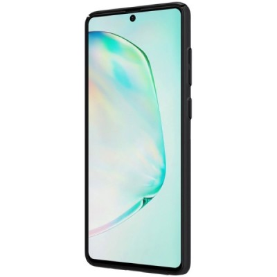 Nillkin Frosted Shield Samsung Galaxy Note10 Lite (N770F) juodas plastikinis dėklas | Priedai.lt