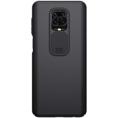 Xiaomi Redmi Note 9 Pro Nillkin CamShield juodas dėklas, nugarėlė su kameros apsauga | Priedai.lt
