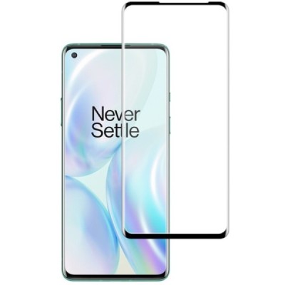 OnePlus 8 „Mocolo“ 9H Tempered Glass sustiprintos apsaugos juodas pilnai dengiantis apsauginis ekrano stiklas 0,26 mm | Priedai.