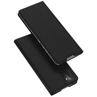 „Dux Ducis“ Skin serijos Samsung Galaxy Note10 Lite (N770F) juodas odinis atverčiamas dėklas | Priedai.lt