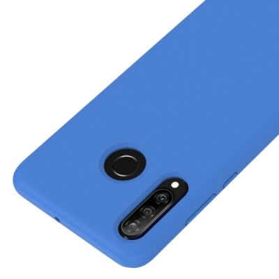 Huawei P30 Lite Shell kieto silikono TPU mėlynas dėklas - nugarėlė | Priedai.lt