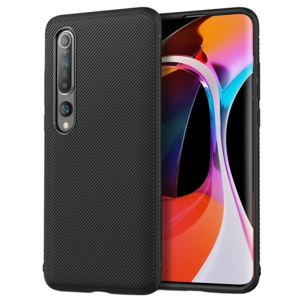 „Lealates“ Kõva silikoon (TPU) kaaned - must (Mi 10 / 10 Pro)
