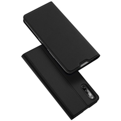 „Dux Ducis“ Skin serijos Sony Xperia L4 juodas odinis atverčiamas dėklas / Priedai.lt