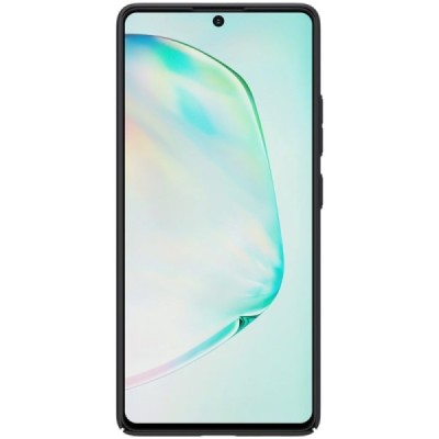 Samsung Galaxy S10 Lite (G970) Nillkin Frosted Shield juodas plastikinis dėklas | Priedai.lt