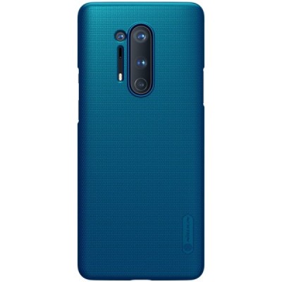 Nillkin Frosted Shield OnePlus 8 Pro mėlynas plastikinis dėklas | Priedai.lt