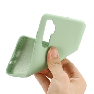 Xiaomi Mi Note 10 Lite Shell kieto silikono TPU žalias dėklas - nugarėlė | Priedai.lt
