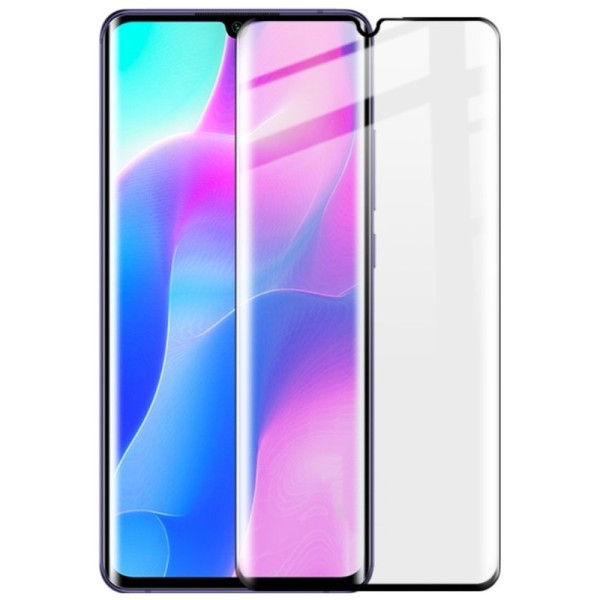 „Calans“ Tempered Glass täielik katvus kaitsev ekraaniklaas 0.2 mm - must (Mi Note 10 / Mi Note 10 Pro / Mi Note 10 Lite)